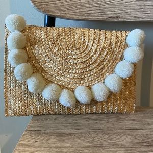 Brand new fun and cute beachy clutch